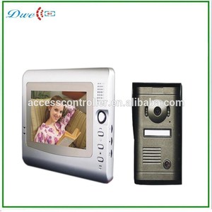 Vente chaude 7 pouces écran couleur appartement interphone système d'interphone vidéo porte télé<span class=keywords><strong>phone</strong></span>