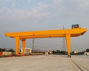 קורת כפולה מיכל מעלית gantry מנוף עם נייד חיצוני עגלת 10T 125T טון המחיר הטוב ביותר - Product Image 2