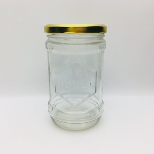 600ml 700g In rilievo con miele logo vetro miele imballaggio vaso vendita calda In medio oriente
