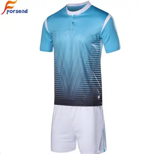 스포츠 Jersey New Model Wholesale 100% Polyester Mesh 승화 Printing Custom T-shirt Soccer Jersey