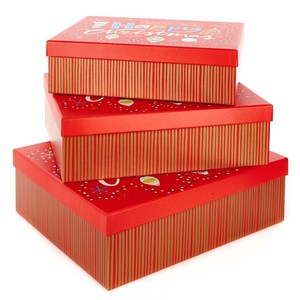<strong>Large</strong> Deep Paper Cardboard <strong>Box</strong> Xmas Packaging <strong>Box</strong> <strong>Hat</strong> Christmas Gift <strong>Box</strong> with Lids - Product Image 5