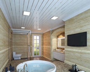 250Mm Không Thấm Nước Ánh Sáng Trọng Lượng Phòng Tắm PVC Tường Bảng Điều Chỉnh Trần Bảng Điều Chỉnh Thiết Kế Thời Trang - Product Image 6