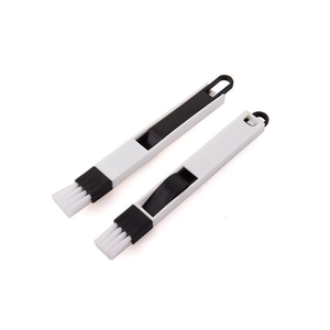 Mini brosse de nettoyage pour rail de stores, brosse de nettoyage pour les crevasses, pour clavier et <span class=keywords><strong>cheminée</strong></span>, pelle à poussière incluse - Product Image 1