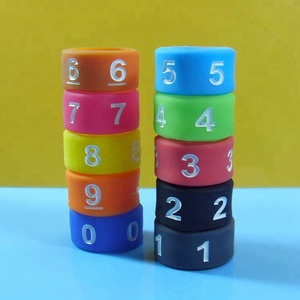 Bagues de doigts personnalisées en Silicone pour la Promotion du sport, bagues de mariage colorées en Silicone - Product Image 4