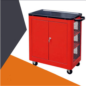 Tool Trolley Borst Kabinet Drie Lagen Auto Reparatie Toolbox Multifunctionele <span class=keywords><strong>Hand</strong></span> Push Gereedschapskast Onderdelen Kast - Product Image 5