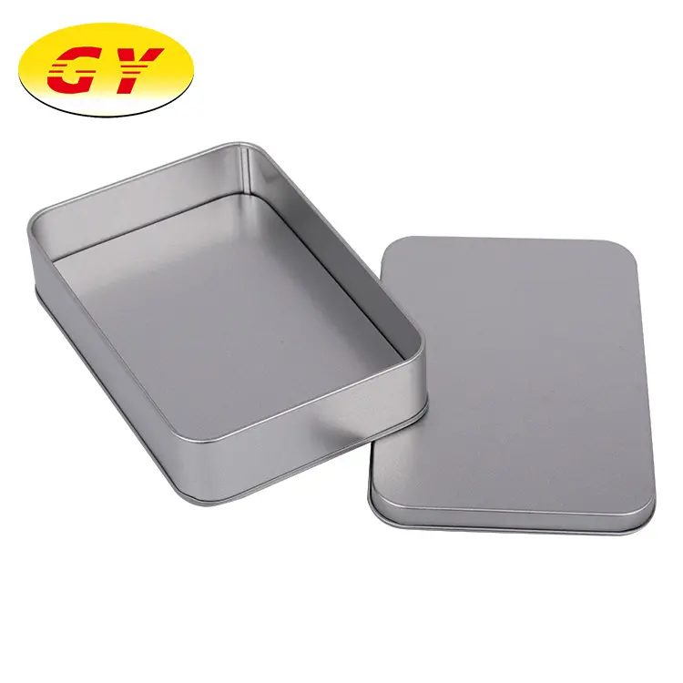 Wholesale custom rectangular empty cookie tins