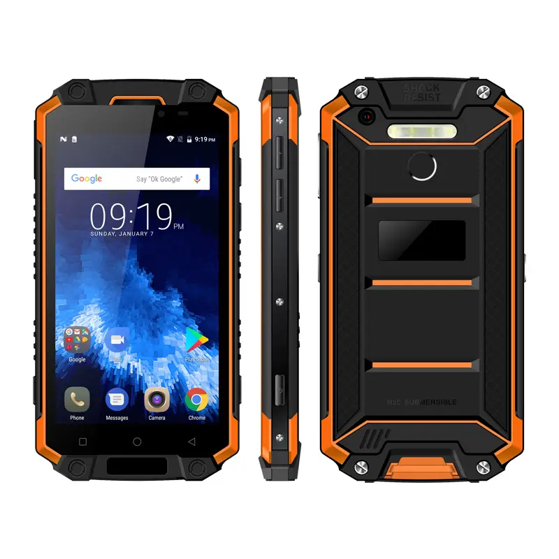 Fire 5.5 Inch 4GB/64GB Octa Core POPTEL P9000 Max Shockproof 4G LTE Dustproof IP68 Waterproof NFC Rugged Smartphone