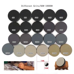 Disco de lijado de papel abrasivo de gancho y bucle húmedo y seco de 3 pulgadas y 75mm, herramientas abrasivas, papel de lija para Metal, cuidado automático, pulido - Product Image 2