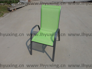 7 pezzi sedia impilabile <span class=keywords><strong>in</strong></span> metallo per esterni <span class=keywords><strong>e</strong></span> <span class=keywords><strong>tavolo</strong></span> <span class=keywords><strong>da</strong></span> <span class=keywords><strong>giardino</strong></span> set di mobili 150x90cm - Product Image 2