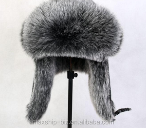 Зимняя шапка-ушанка из искусственного меха - Product Image 3