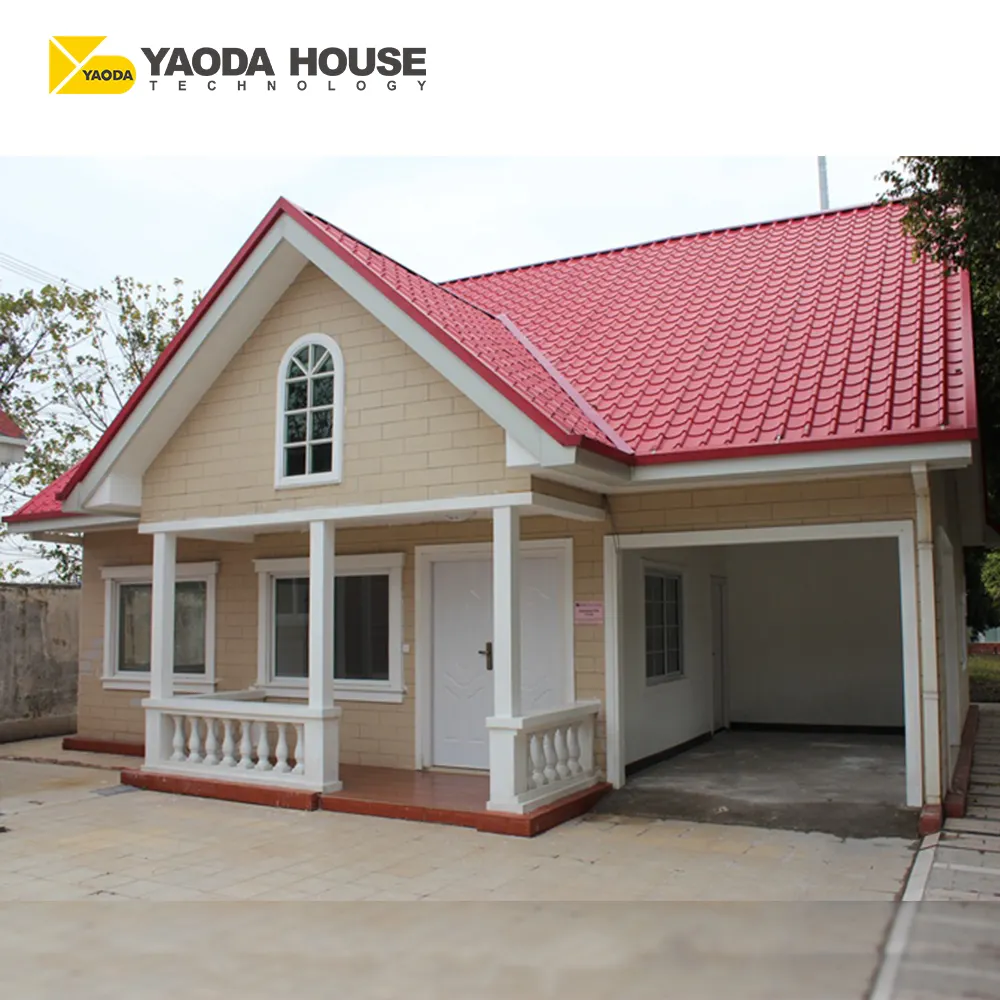 Low Price Kerala Modern Small Villa Architecture Design Prefabricated Luxury Villa Light Steel Pre Fab House Villa