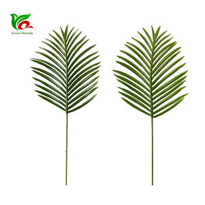 Foglie Artificiali in Plastica per Decorazione Casa e Giardino, Nuovo Design, Mini Ornamento da Interno, Foglie di Palma Finte - Product Image 2