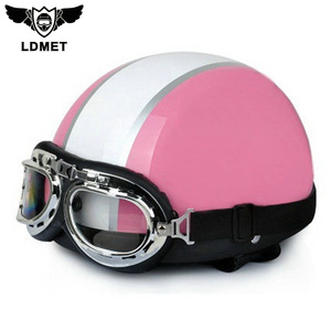 Halley media <span class=keywords><strong>cara</strong></span> con DOT CE venta al por mayor estilo alemán casco vintage - Product Image 1