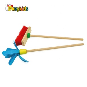 New Arrival Funny <strong>Cleaning</strong> <strong>Set</strong> <strong>Toy</strong> Wooden Kids Broom <strong>Set</strong> for Pretend Play W10D200 - Product Image 5