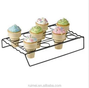 קונוס Cupcake אפיית מחזיק עוגות עוגת Carrier קרח קרם Stand