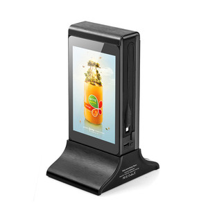 Estación de Carga con Pantalla Publicitaria Digital Wifi, Banco de Energía Publicitario con Menú de 20800 mAh para Restaurante o Cafetería - Product Image 4