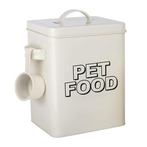 Armazenamento de alimentos para animais, lixeira galvanizada de <span class=keywords><strong>metal</strong></span> para animais de estimação/de grau alimentar, cão, biscoitos, canister/caixa de armazenamento para animais de estimação, interior - Product Image 4