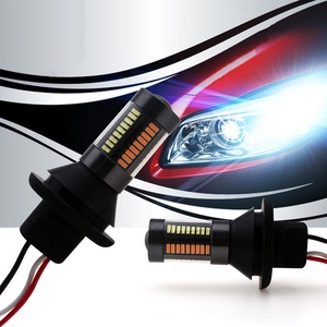 Doppio Colore 1156 7440 4014 66 SMD HA CONDOTTO Le Lampadine DRL bianco turn giallo Segnale di Girata Della Luce drl Free Error Canbus con <span class=keywords><strong>Resistenza</strong></span> 12 v - Product Image 3