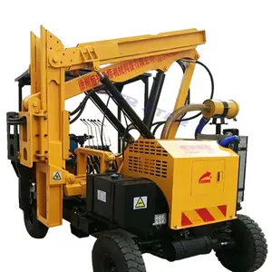 HENGXING CE HX26D Hydraulic Wheel Load Guardrail Pile Driver Post Pounders