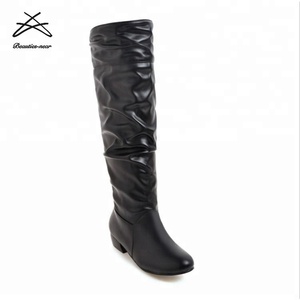 2018 Fashion Ladies Winter Dress <strong>Boots</strong> Womens <strong>Leather</strong> <strong>Knee</strong> <strong>High</strong> <strong>Boots</strong> - Product Image 5
