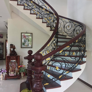 Prefabricada diseños personalizados de hierro forjado escaleras para la <span class=keywords><strong>casa</strong></span> - Product Image 3