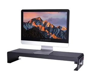 Istikrarlı ergonomi mobilya metal monitör standı pc masası yükseltici