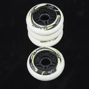 PAPAISON 76mm Hoge PU rubber inline skate wiel voor rolschaatsen