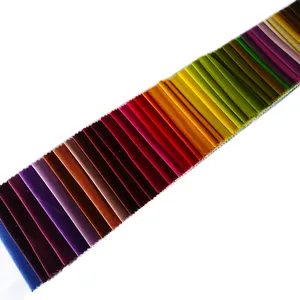 2021 Plain fashion dyed different colors ready goods holland velvet for sofa