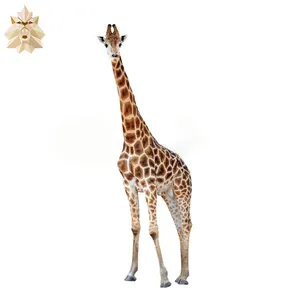 Grote Outdoor Glasvezel Sculptuur Hars Giraffe Standbeeld NT-CH1126