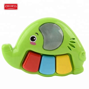 Musique éléphant lumière apprentissage musical instrument mini bébé <span class=keywords><strong>piano</strong></span> jouet - Product Image 1