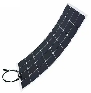 1050*540*3mm 17.6V 100W Sunpower Flexible Solar Panel for Marine/Boat/RV etc, 21.3% High Efficiency Flexible Solar Panel 100W