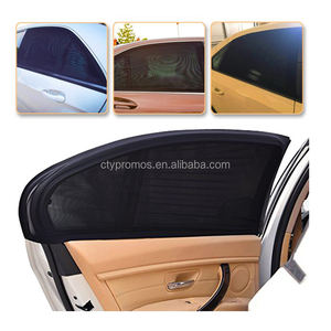 Siyah örgü araba güneşliği kapak perde yan pencere için - Product Image 6