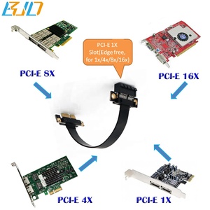180 độ PCI EXPRESS 1X khe cắm để PCI-E X1 riser thẻ linh hoạt cáp mở rộng 8gbps 10-100cm - Product Image 5