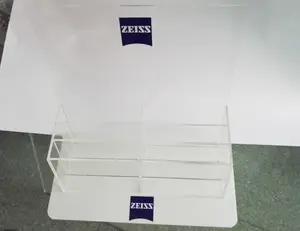 Hot sale acrylic brochure store display high quality customized plastic office storage box