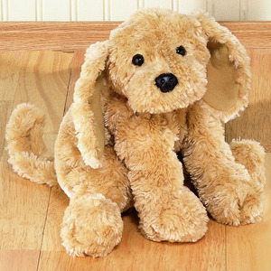 D273 Peluche <span class=keywords><strong>de</strong></span> Perro Personalizado al por Mayor, Lindo y Suave, Juguete <span class=keywords><strong>de</strong></span> Peluche <span class=keywords><strong>de</strong></span> Felpa Sintética Marrón, Juguete <span class=keywords><strong>de</strong></span> Peluche Sentado - Product Image 2