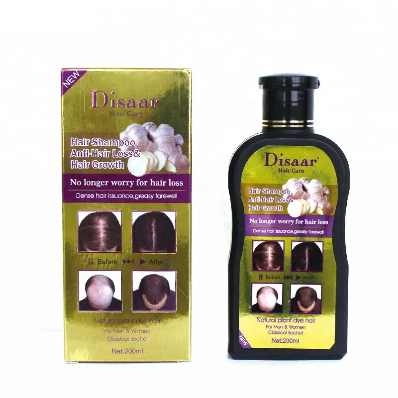 Shampoo Factory Organic Oil Control Hair care Ginger Anti Hair Loss Hair Grow Shampoo