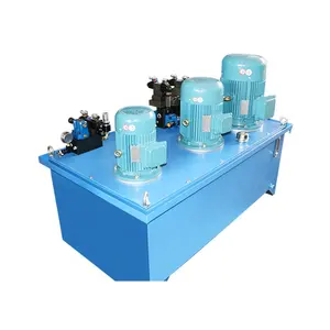 Elevator foaming machine 48v dc power pack unit tipper truck hydraulic oil cooling system