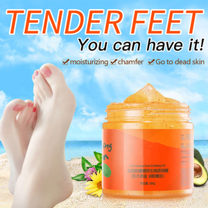 24 K सोने प्रकार का वृक्ष मक्खन पैर Whitening क्रीम मॉइस्चराइजिंग एक्सफ़ोलीएटिंग क्रीम मृत त्वचा पदच्युत फटा पैर क्रीम त्वचा की मरम्मत देखभाल - Product Image 6