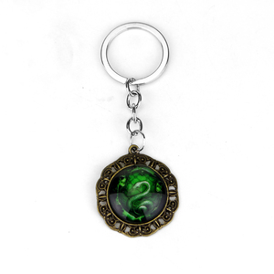 Moda Caliente <span class=keywords><strong>Película</strong></span> <span class=keywords><strong>Película</strong></span> Juego De Tronos Stark Drogon Llavero Moneda Redonda - Product Image 1