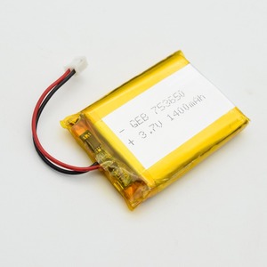 <span class=keywords><strong>3</strong></span>.7 V lipo pil 1400 mah 753650 şarj edilebilir pil - Product Image 6