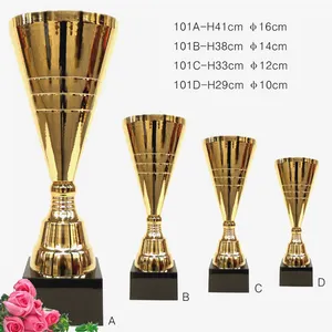 Tazza di metallo trofeo personalizzato grande piccolo trofeo word cup trophy