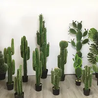Muilti Styles Künstliche Sukkulenten Plastik kaktus zur Dekoration