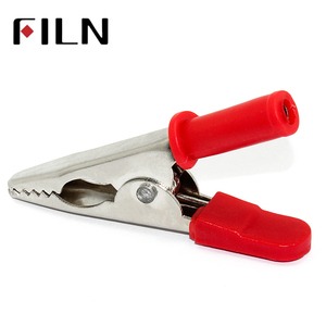 75mm Rouge Noir En Laiton Nickelé <span class=keywords><strong>Voiture</strong></span> <span class=keywords><strong>Pinces</strong></span> Crocodiles <span class=keywords><strong>Pinces</strong></span> De <span class=keywords><strong>Batterie</strong></span> Pince <span class=keywords><strong>Crocodile</strong></span> - Product Image 4