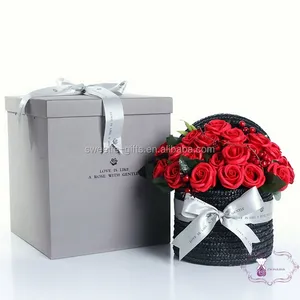 Hohe qualität hand made künstliche seife rose blume für spezielle Valentinstag Geschenk liebhaber tag geschenk