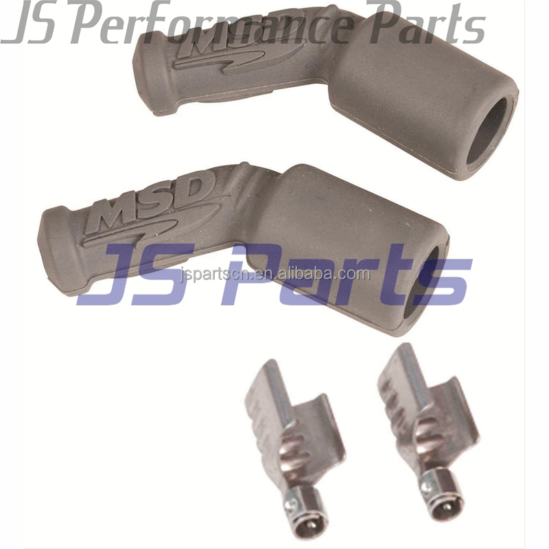 MSD 3304 Свеча зажигания провод LS катушка упаковка сапоги и клеммы 45 градусов 2-Pack