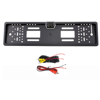 Caméra de recul ccd avec vision nocturne LED, accessoire étanche, pour voiture européenne, plaque d'immatriculation