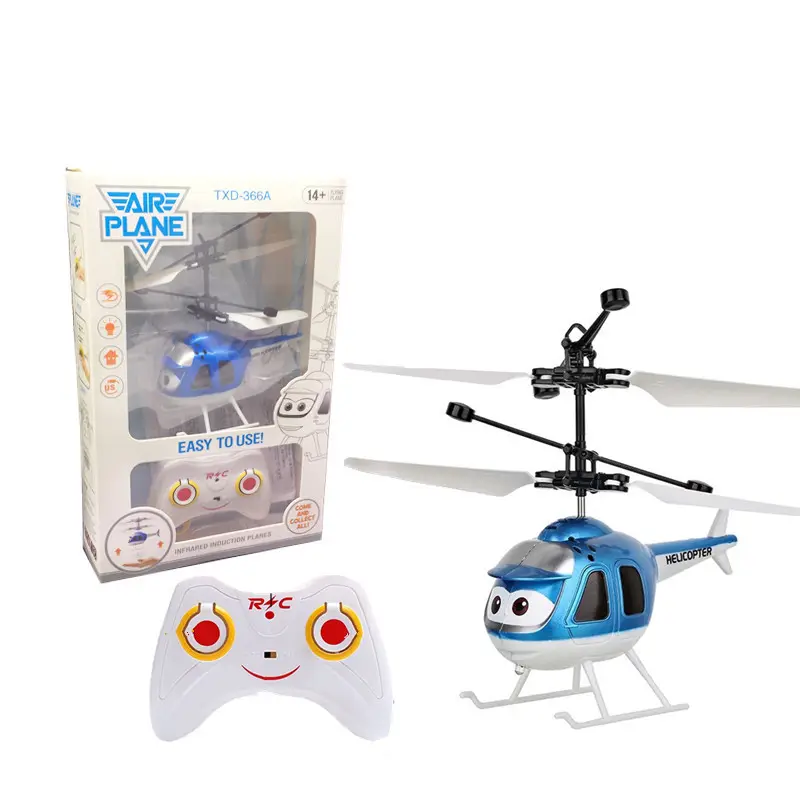 Hot Sale Minion Infrared Control Helicopter RC Remote Control Induction Aircraft Flying Toy Children Novel Toy