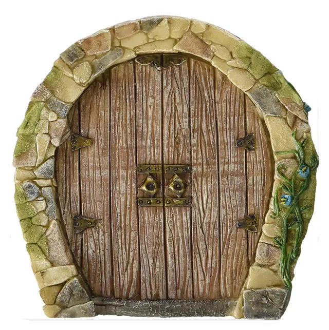 Enchanted Gnome Home Door Miniature Fairy Garden Door