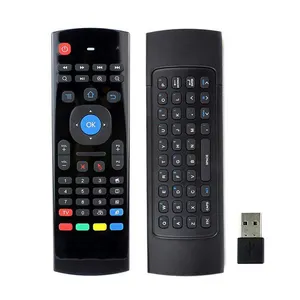 Commercio all'ingrosso MX3 IR learning 2.4G mini Tastiera Senza Fili di Sostegno 10 Metri con Telecomando Air Mouse Per Smart TV box