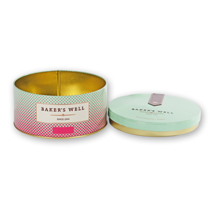 Bán buôn tùy chỉnh cấp thực phẩm vòng hộp thiếc cho <span class=keywords><strong>Biscuit</strong></span> bánh kẹo Cookie Snack sô cô la Lollipop đường bé thực phẩm - Product Image 2